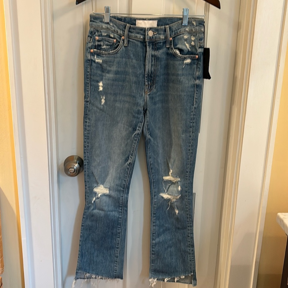 Mother Insider Crap Step Fray jeans
